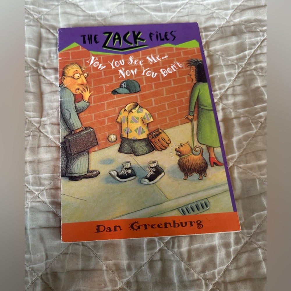 The Zack Files: Now You See Me... Now You Don't Book